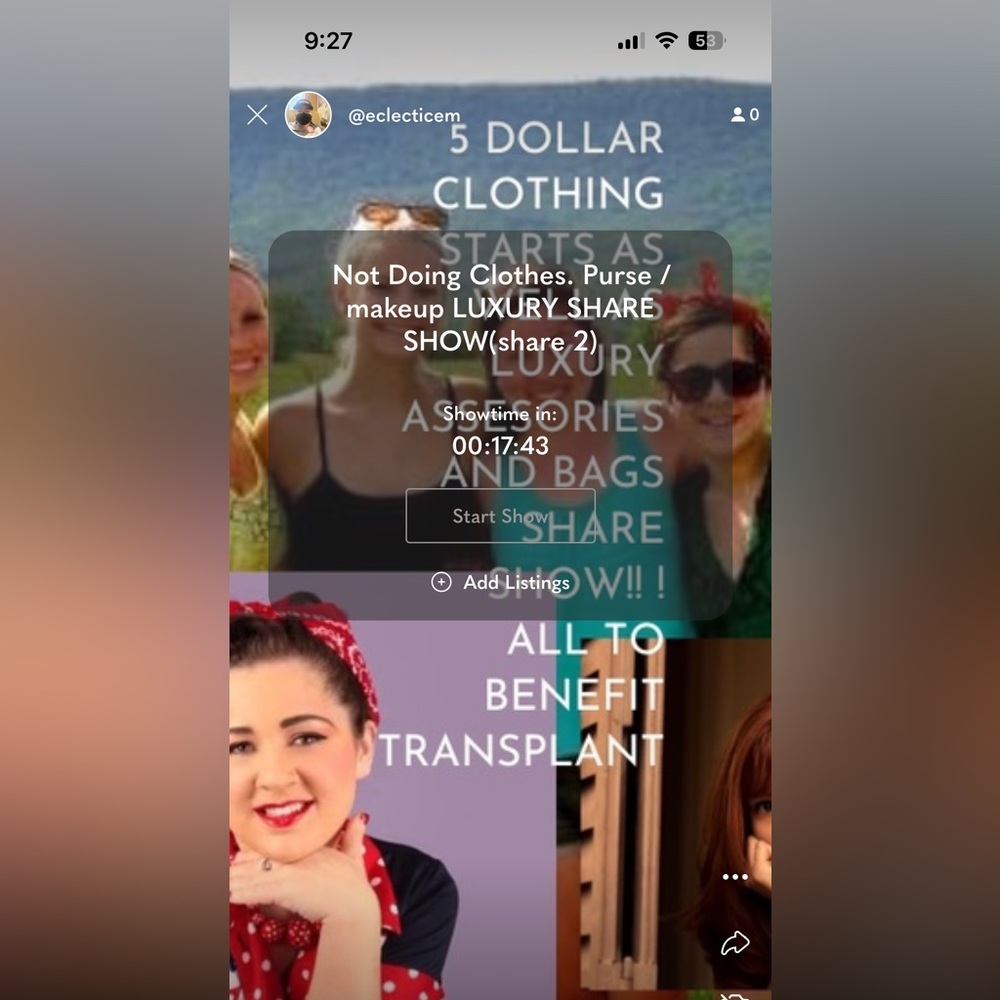 Share show /LUXURY NWT ITEMS BEAUTY AND BAG/GIVEWAY